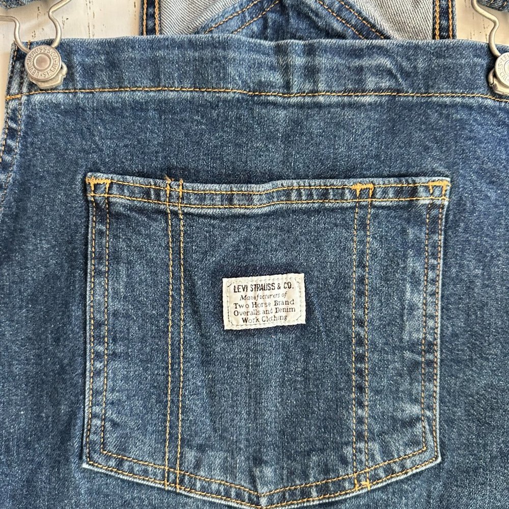 Women's Levi's Plus Size Denim Overalls - Size 18W - Picture 11 of 16